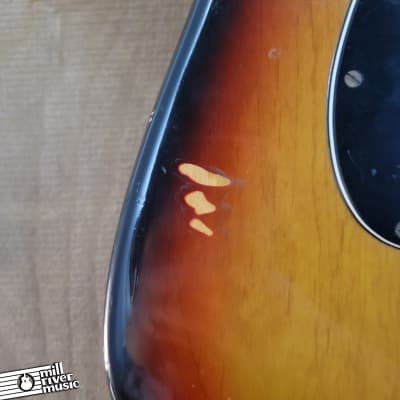 Fender Stratocaster Vintage 1973 Sunburst Modified w/ Original Hardshell Case image 8