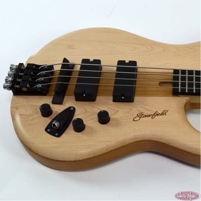 Stonefield Music G Series 4-String Maple Top Bass Guitar, Gig Bag Included image 3