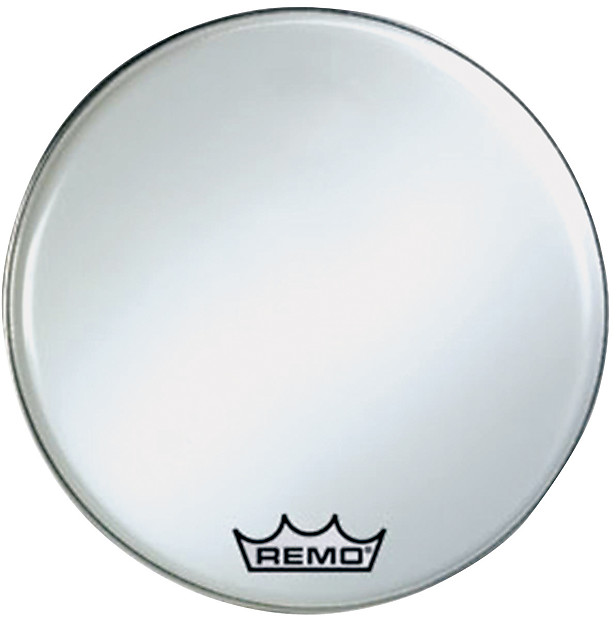 Remo Emperor Smooth White Crimplock Bass Drum Head 26" image 1