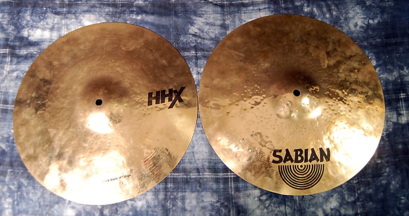 Sabian 14" HHX Click Hi-Hat Cymbals Pair Authorized Dealer image 1