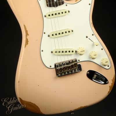 Fender Custom Shop LTD 1964 Stratocaster Relic - Super Faded Aged Shell Pink image 6
