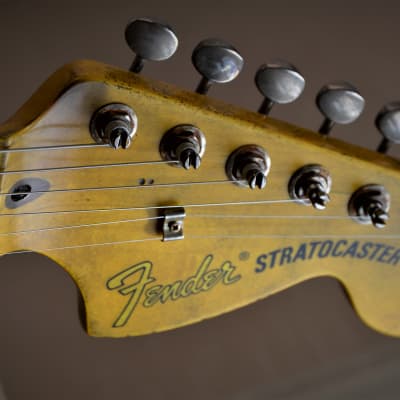 American Fender Stratocaster Performer Custom Relic Nitro Blue Sparkle image 11