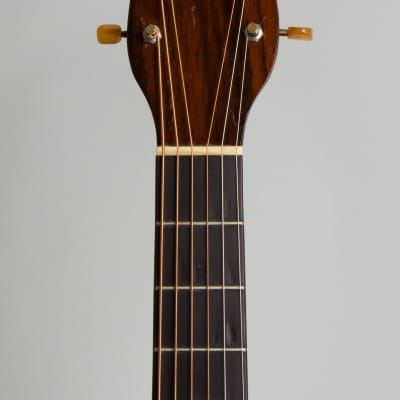 Washburn Model 5246 Solo Flat Top Acoustic Guitar, made by Gibson (1938), Period brown hard shell case. image 5