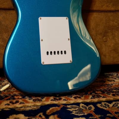 SX Guitars  SST 62 3/4 Size ( Child Guitar / Traveler)  2023  Lake Placid Blue image 6
