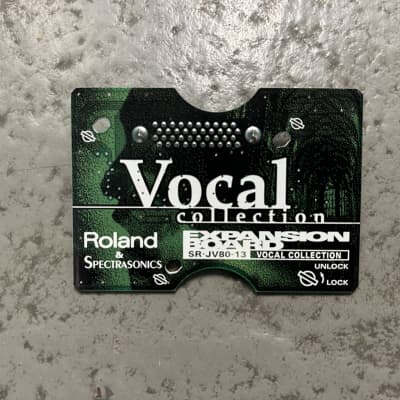 Roland SR-JV80-13 Vocal Collection Expansion Board 1990s - Green