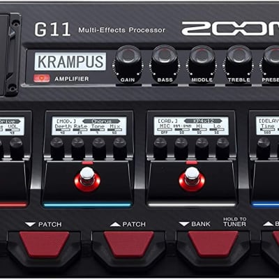 Zoom G11 Guitar Multi-Effects Processor with Expression Pedal