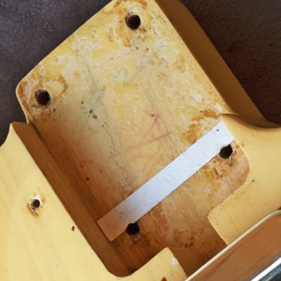 Fender Telecaster 1954, Blond, Black Pick Guard, GORGEOUS Finish, Grainy Ash Body & BENDS NOTES image 16