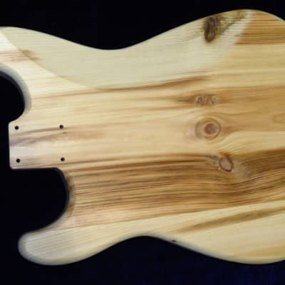 Spalted Maple Top /Aged Pine Strat body Standard Hardtail 3lbs 13oz #2987 image 7