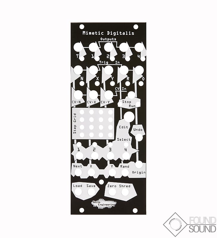 Noise Engineering Mimetic Digitalis Black/ Blind Panel image 1
