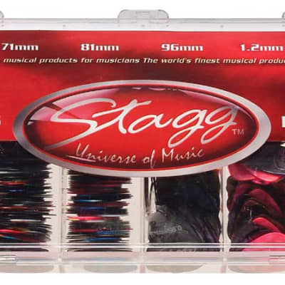 STAGG Box Of 600Pcs Plectra  Mixed Bulk Guitar Picks for sale