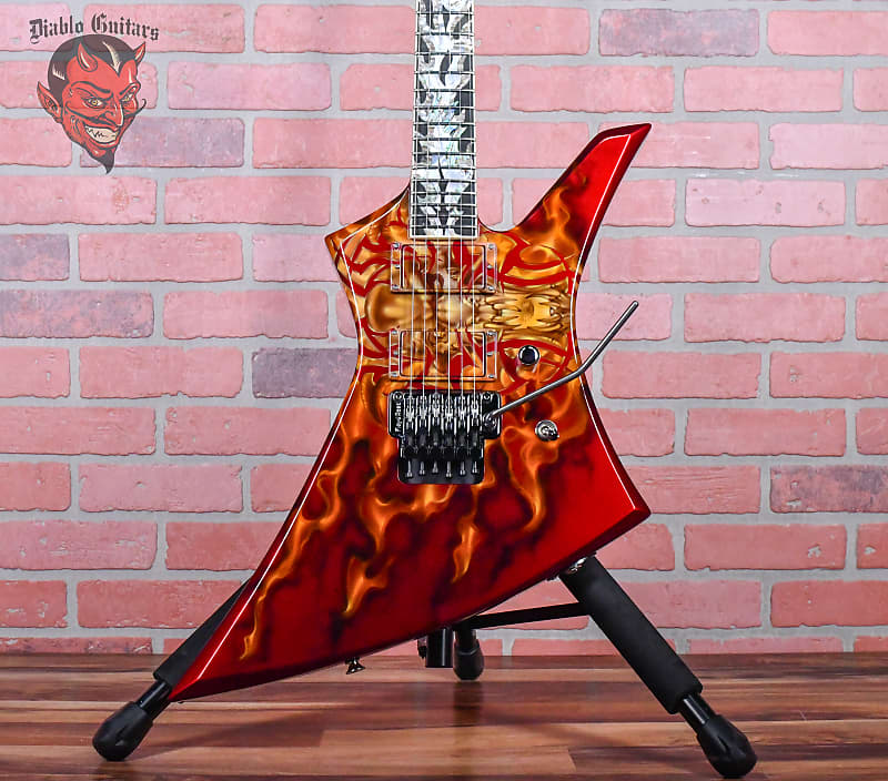 Jackson USA Custom Shop Kelly Tribal Dragon Finish by Mike Reverb UK