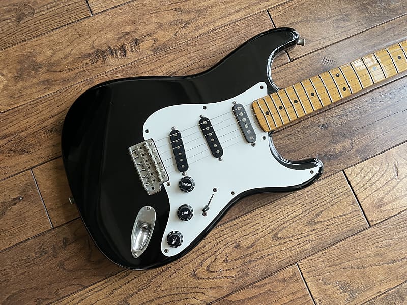 Fernandes The Revival Stratocaster ‘57 Reissue Electric Guitar MIJ Black image 1