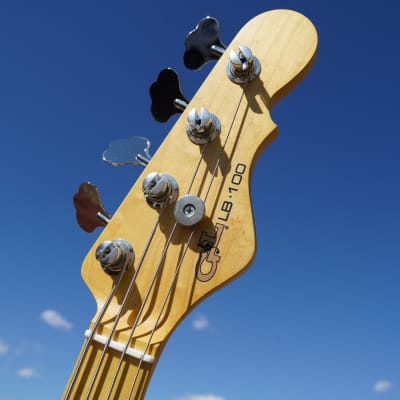 G&L USA Fullerton Deluxe LB-100 Shoreline Gold 4-String Electric Bass Guitar w/ Deluxe Gig Bag NOS image 7