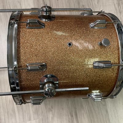Rogers Headliner Outfit 20x14" / 14x14" / 12x8" Drumset 1960s Champagne Sparkle image 9