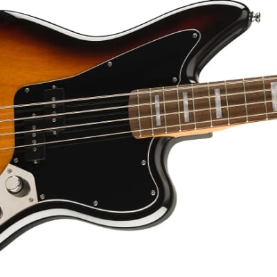 Squier Classic Vibe Jaguar Bass. Laurel FB, 3-Color Sunburst image 10