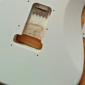 Fender Stratocaster MIM  Floyd Rose Body Antique White image 5