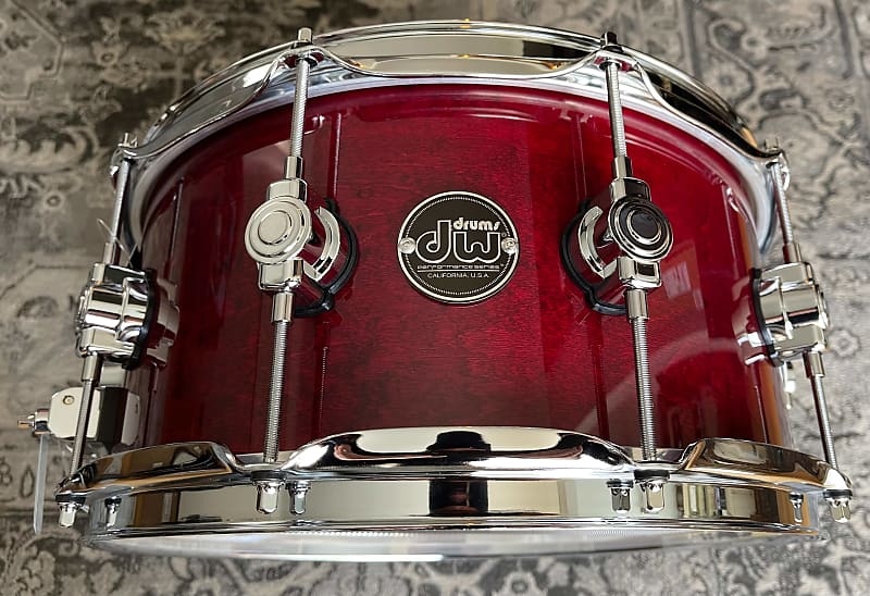 DW Performance Series 14 x 6.5 Snare Drum - Cherry Stain Lacquer DRPL6514SSCS image 1