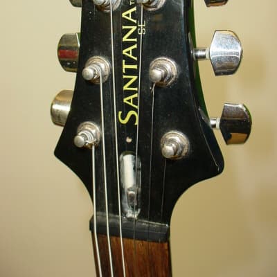 PRS SE Santana Electric Guitar - Transparent Blue image 6