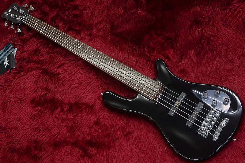 Warwick Rock Bass Streamer NT I 5st Solid Black High Polish #RB D 