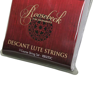 Roosebeck Descant Lute 7 Course 13 String Set Straight End RBSLTDC image 1