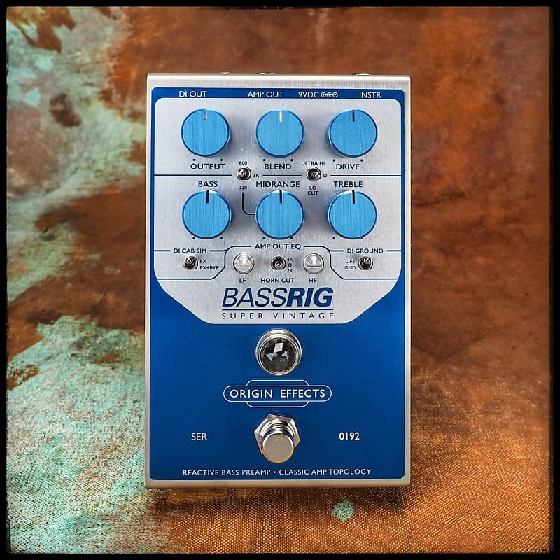 Origin Effects BassRIG Super Vintage Pedal | Reverb UK