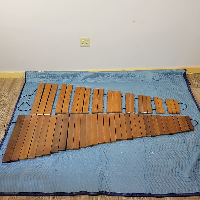 Bergerault Marimba 56 Rosewood Bar Complete Set 4.5 Octaves Reverb