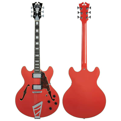 D'Angelico Premier DC w/ Stairstep Tailpiece - Fiesta Red image 4