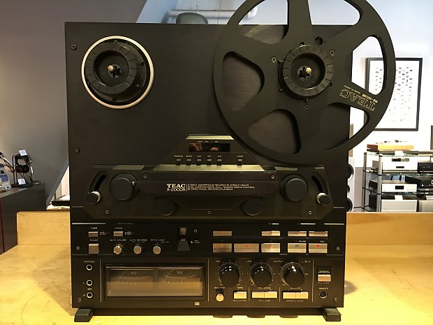Teac X-2000R Black Open Reel Audiophile Stereo Tape Deck - Reel to Reel -  Black