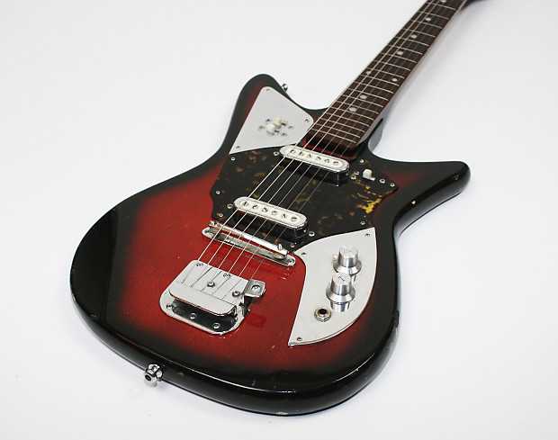 St. George MP-2 1965 Red Burst Made in Japan, Very Rare | Reverb