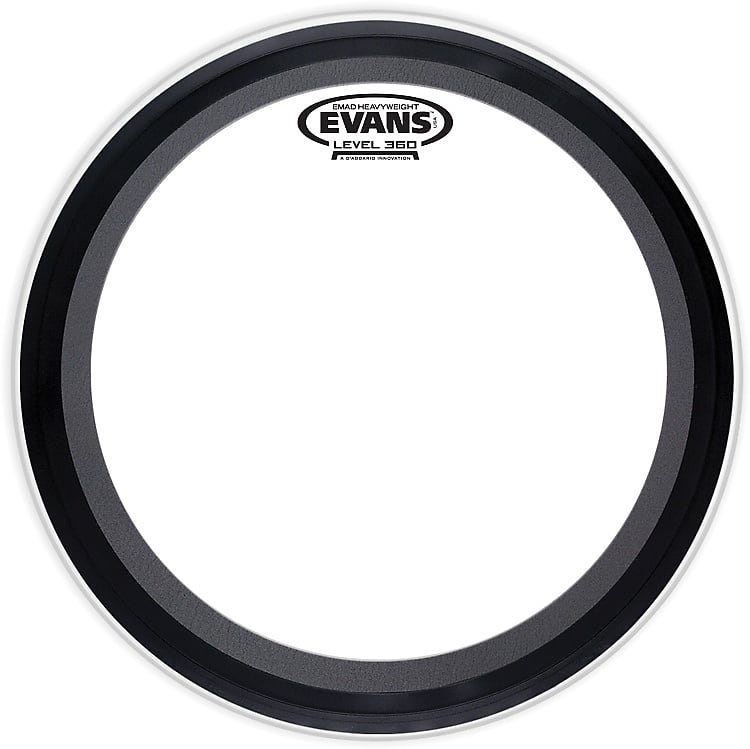 Evans EMAD Heavyweight Clear Bass Batter Head - 24 inch image 1