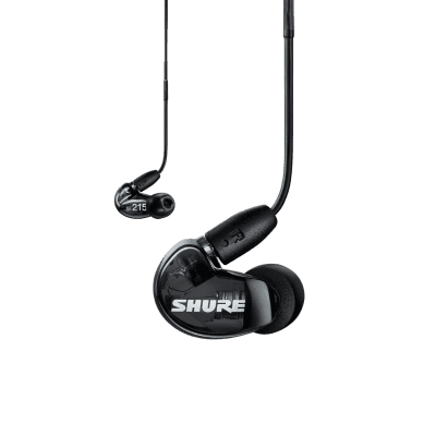 Shure SE215-K-BT1 Earphones (Black) Earbuds with Bluetooth Mic