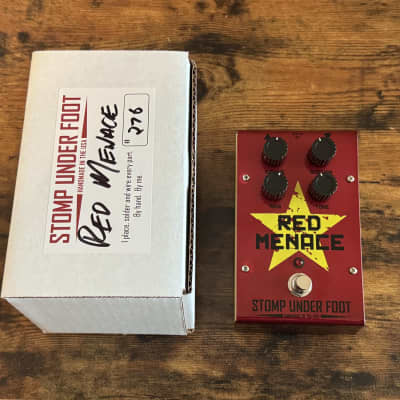 Reverb.com listing, price, conditions, and images for stomp-under-foot-red-menace