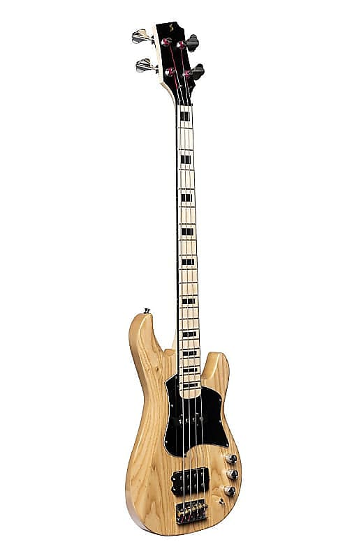 Stagg Electric Bass Guitar Silveray Series "J" Model - Ash - SVY J-FUNK NAT image 1