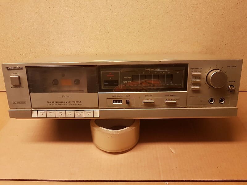 80&#039;s TECHNICS RS B 105 TAPE RECORDER / DECK  			