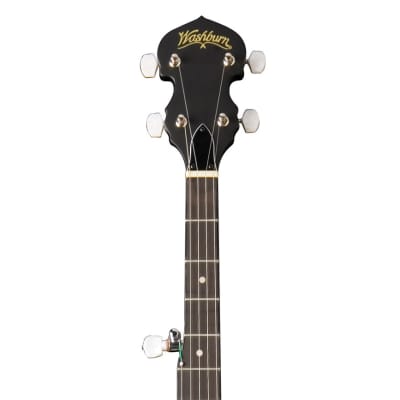 Washburn B8K Americana Series 5-String Resonator Banjo Pack, Natural image 8
