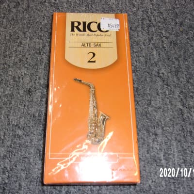 Rico Alto Sax 2 Pack of 25 Reeds image 1