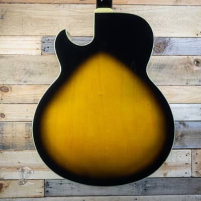 Ibanez George Benson LGB300 Hollowbody Guitar Vintage Yellow Sunburst w/ Case image 3