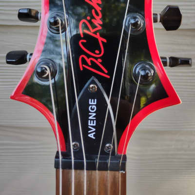 B.C. Rich Son of Beast " Avenge"  2001 Black with Red bevel Metal Monster Guitar! amazing image 8