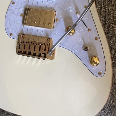 2021 New Model Special Run! Soloking MS-1 Classic Olympic White with Binding and Full Rosewood Neck & Fingerboard image 4
