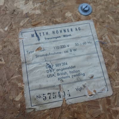 Hohner Cembalet CF electric piano 1963 - 1966 - Natural image 7