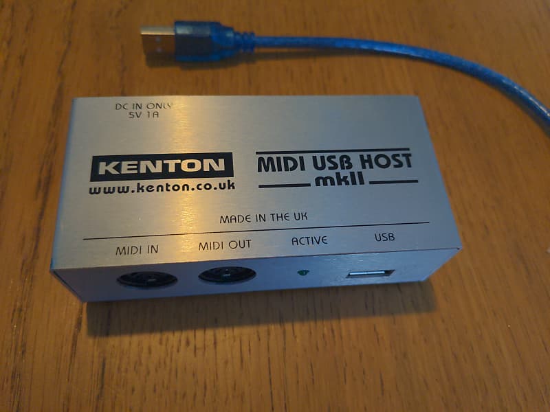 Kenton Midi USB Host mk2 Brushed aluminium Reverb