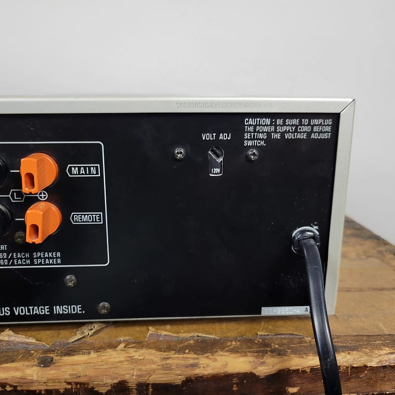 Technics SU-V9 Stereo Integrated DC Amplifier With Original