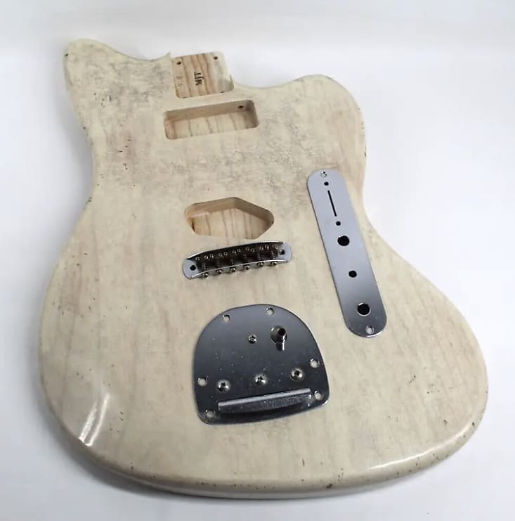 MJT 1 Piece Ash Telemaster Body 2023 - Aged Nitro Blond | Reverb