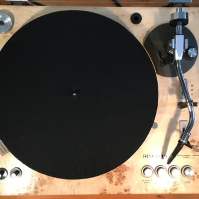Black DJ Slipmat Record Vinyl Player Stereo Phono Gramophone Phonograph 3mil FREE Shipping! image 2
