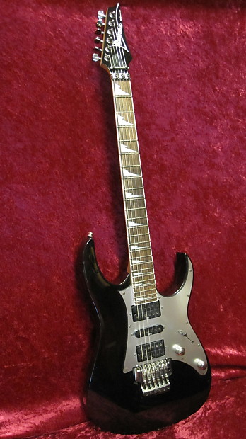Ibanez RG350EX Black Finish with Chrome Guard and Locking Ibanez RG350EX Black Finish with Chrome Guard and Locking