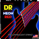 DR Strings NRE-9 NEON Red Electric Strings - Light 9-42