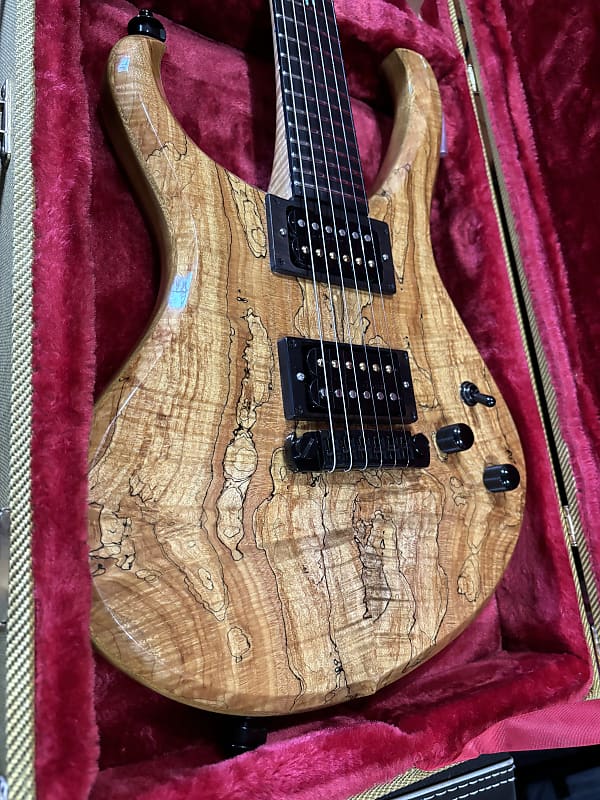 Black Mesa Reverse Signature 2010ish - Natural over spalted maple image 1