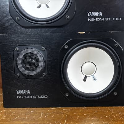 Pair YAMAHA MODEL NS-10M Studio Monitor Speakers RARE model image 3