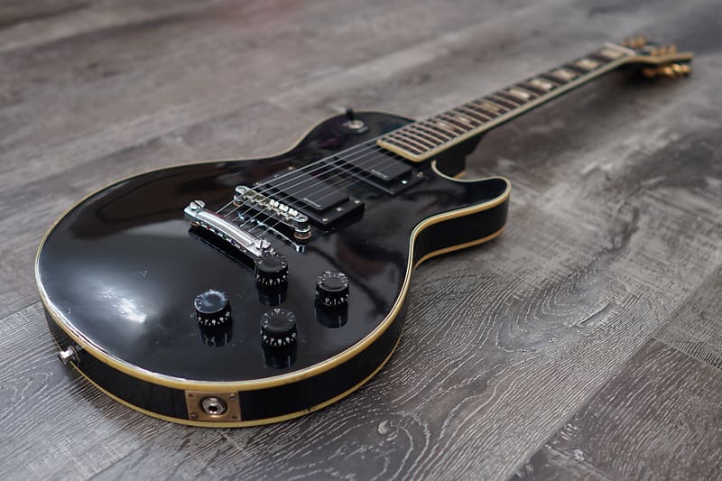 LP Style Electric Guitar *Made In Japan - Black w/EMG-HZ pickups (Custom  Setup) | Reverb