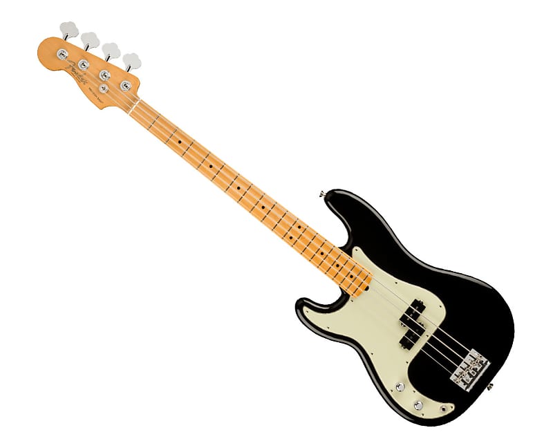 Fender American Professional II Precision Bass LH - Black w/ Maple FB image 1